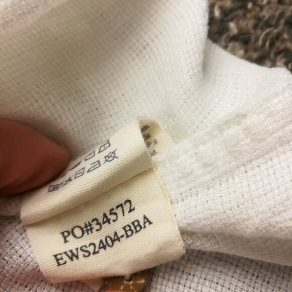 Faherty Shirt Palma Linen Basketweave S/S Button Down White Mens 2XL Relaxed Fit - Picture 6 of 14